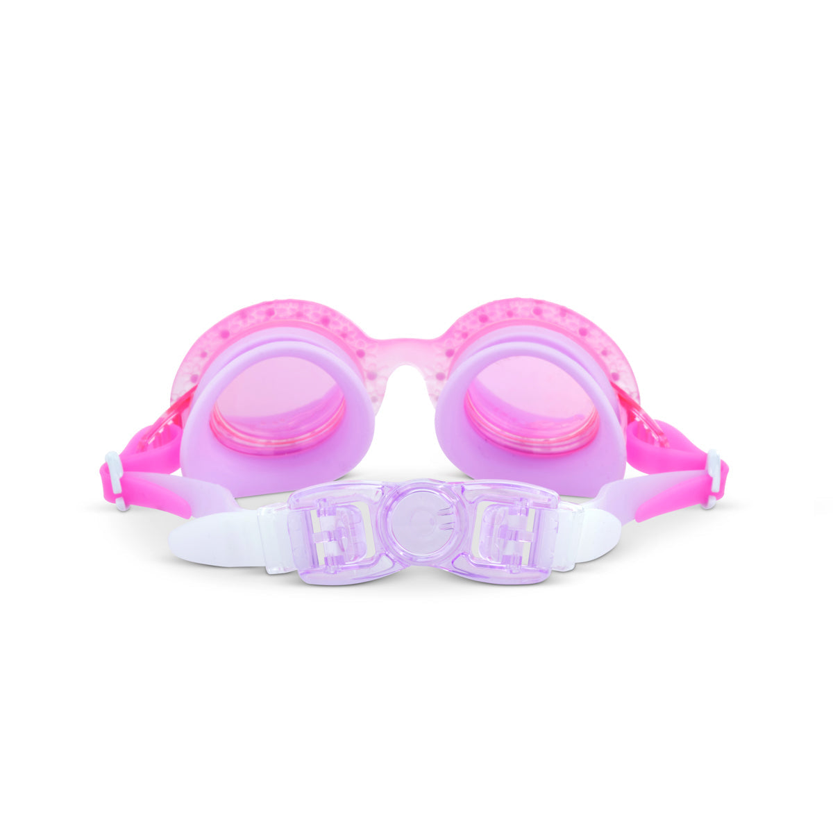 Blush Begonia Budding Flowers Girl Kids' Swim Goggles - HoneyBug
