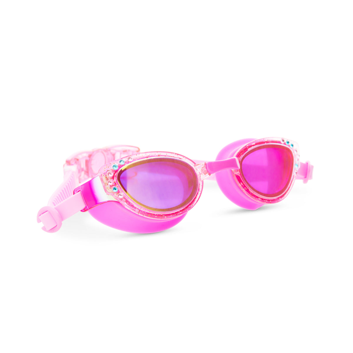 Miss Lux in Ruby Girl Kids' Swim Goggles - HoneyBug