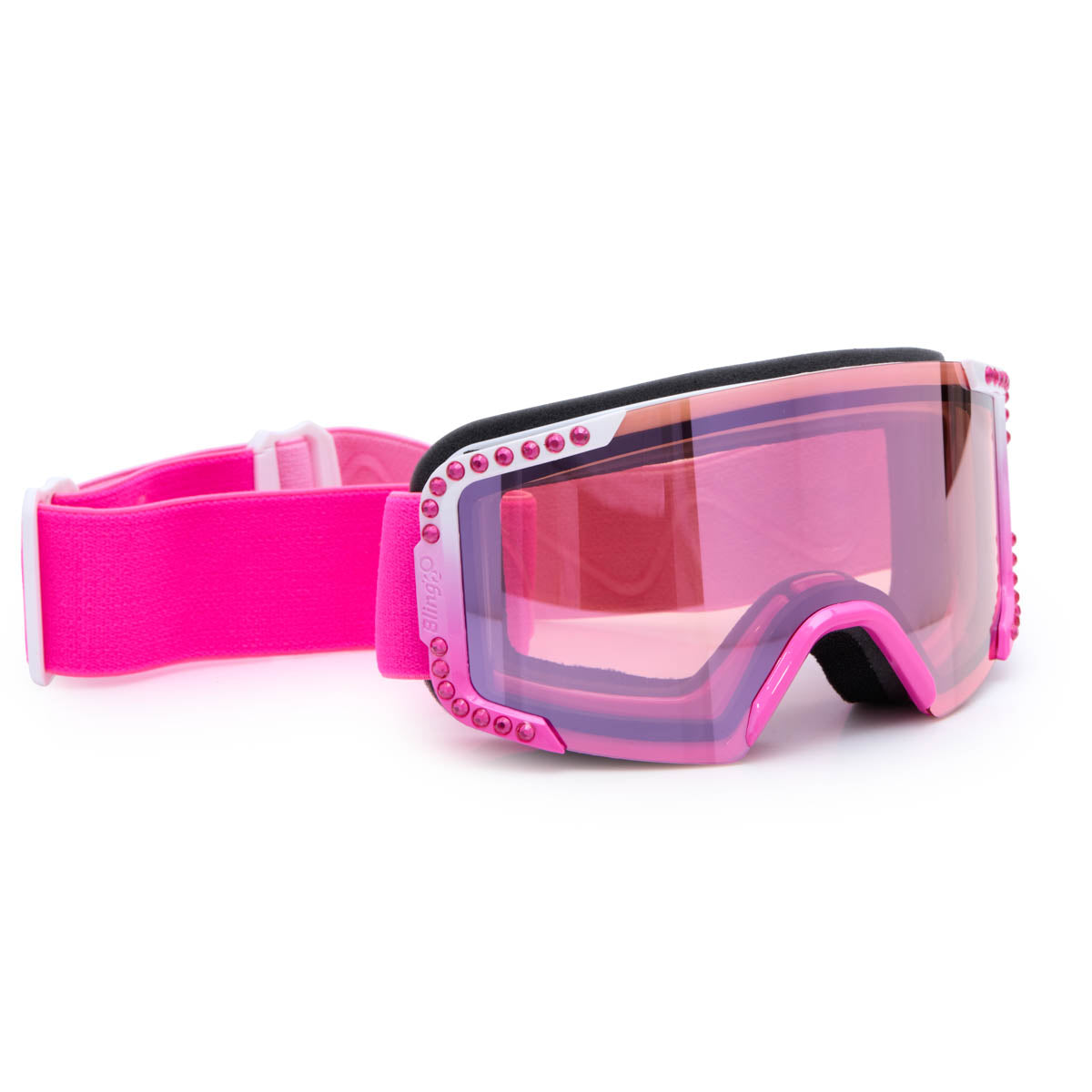 Pink Lustrous Frost Kids' Ski Goggles - HoneyBug