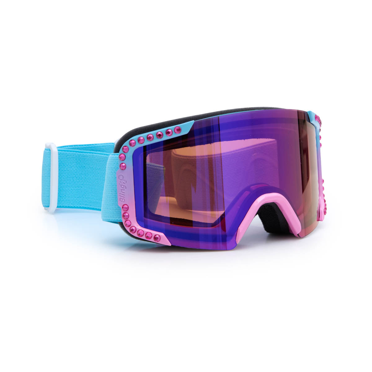 Turquoise Lustrous Frost Kids' Ski Goggles - HoneyBug