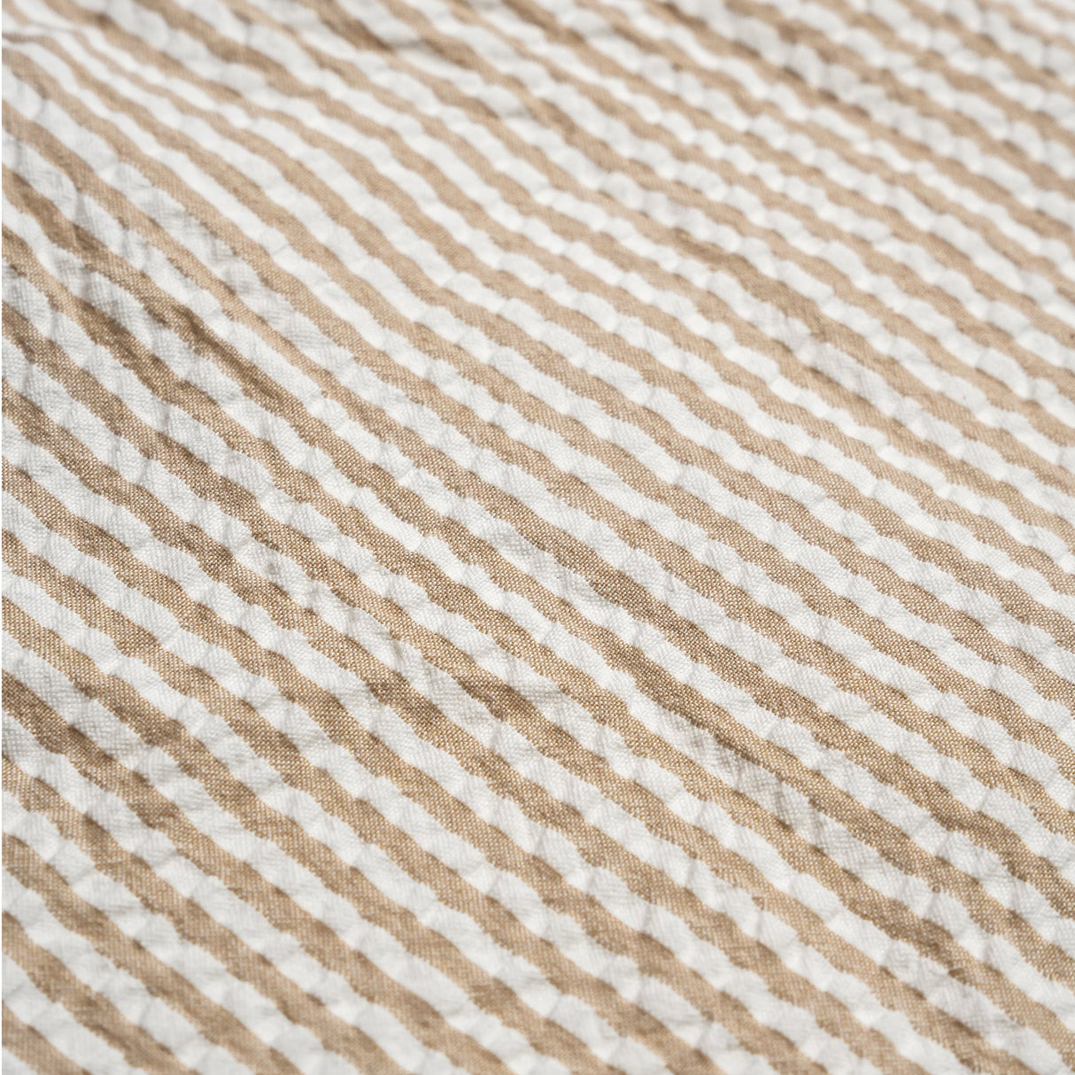 Organic Sleeveless Full Romper - Brown Stripes - HoneyBug