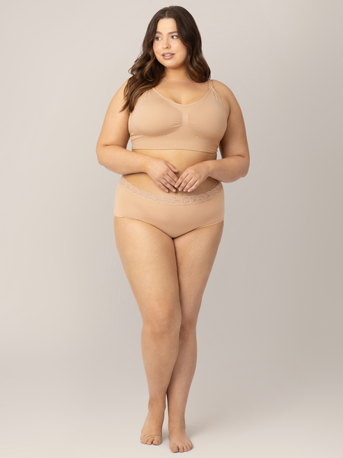 High-Waisted Postpartum Recovery Panties (5-Pack) | Assorted Neutrals - HoneyBug