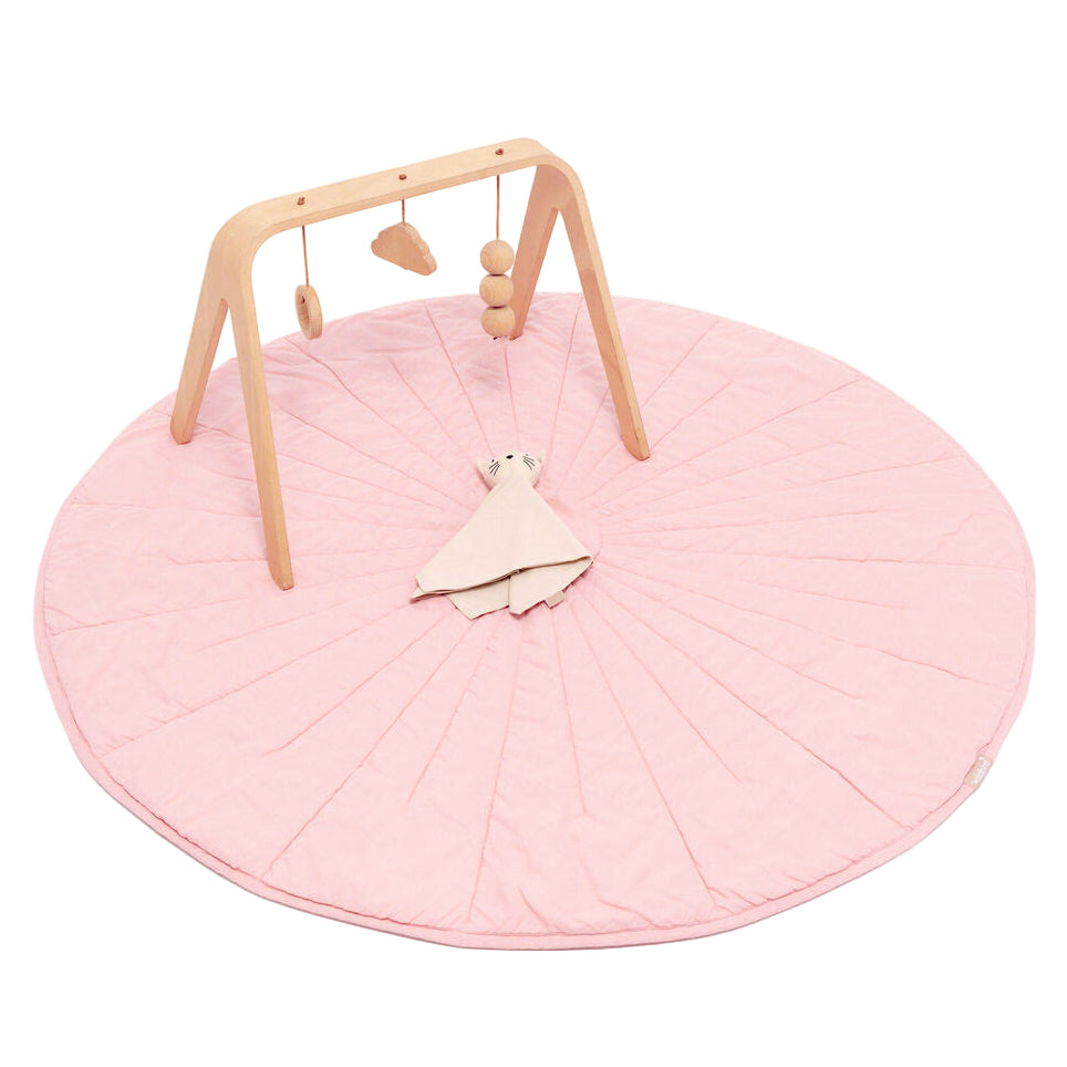 Galah/Sparrow - Linen Quilted Playmat - HoneyBug