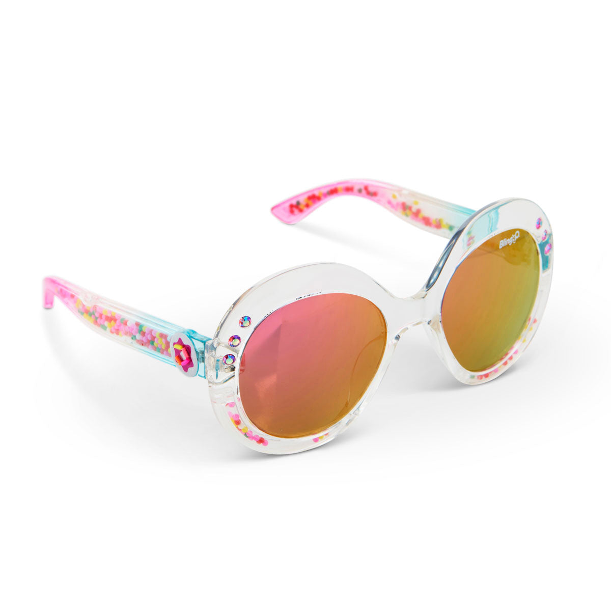 Glass Beach Sprinkle Sunrise Kids' Sunglasses - HoneyBug