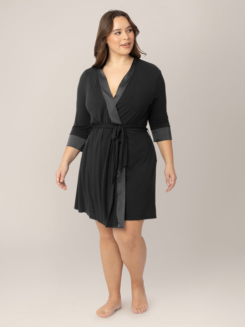 Emmaline Robe | Black - HoneyBug