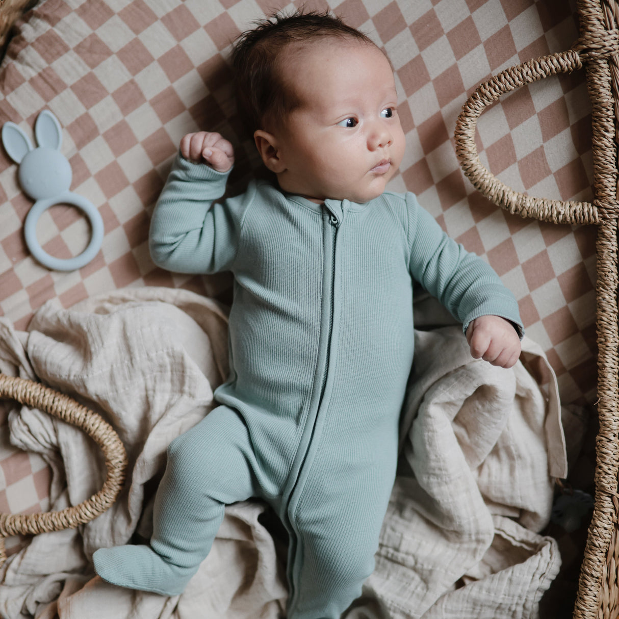 Zipper Pajama - Roman Green