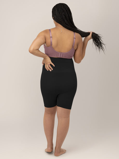 Bamboo Seamless No Rub Maternity Thigh Saver | Black - HoneyBug