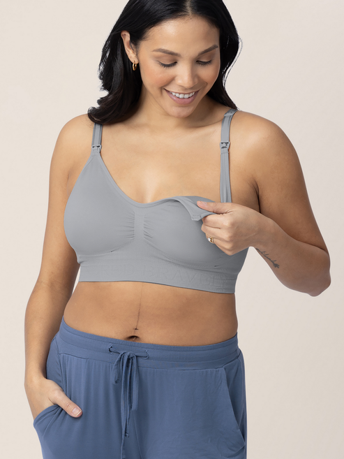 Simply Sublime® Nursing Bra | Grey - HoneyBug