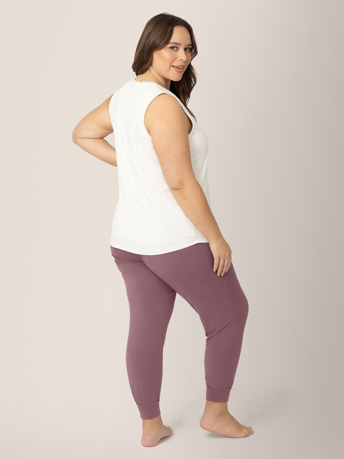 Bamboo Nursing & Maternity Tank | White - HoneyBug