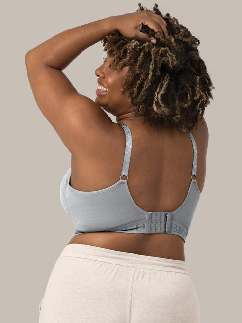 Sublime® Hands-Free Pumping & Nursing Bra | Grey - HoneyBug