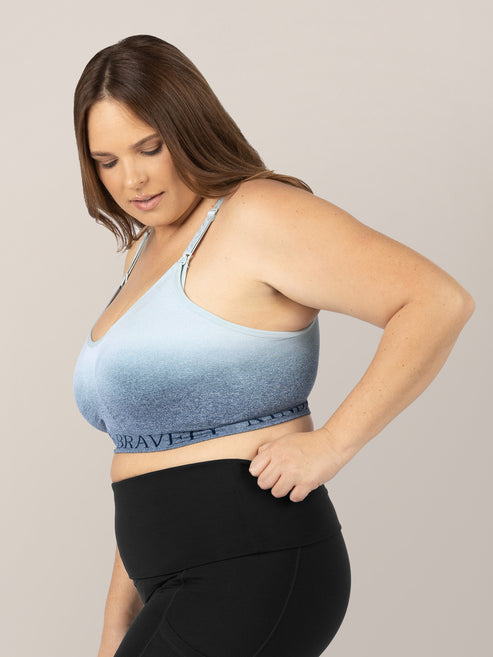 Sublime® Nursing Sports Bra | Ombre Storm - HoneyBug