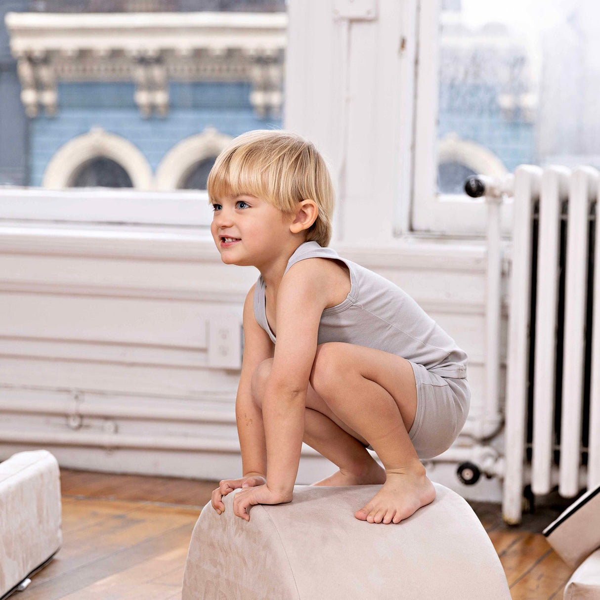 Bamboo Cotton White, Boy (2 Sets) - HoneyBug