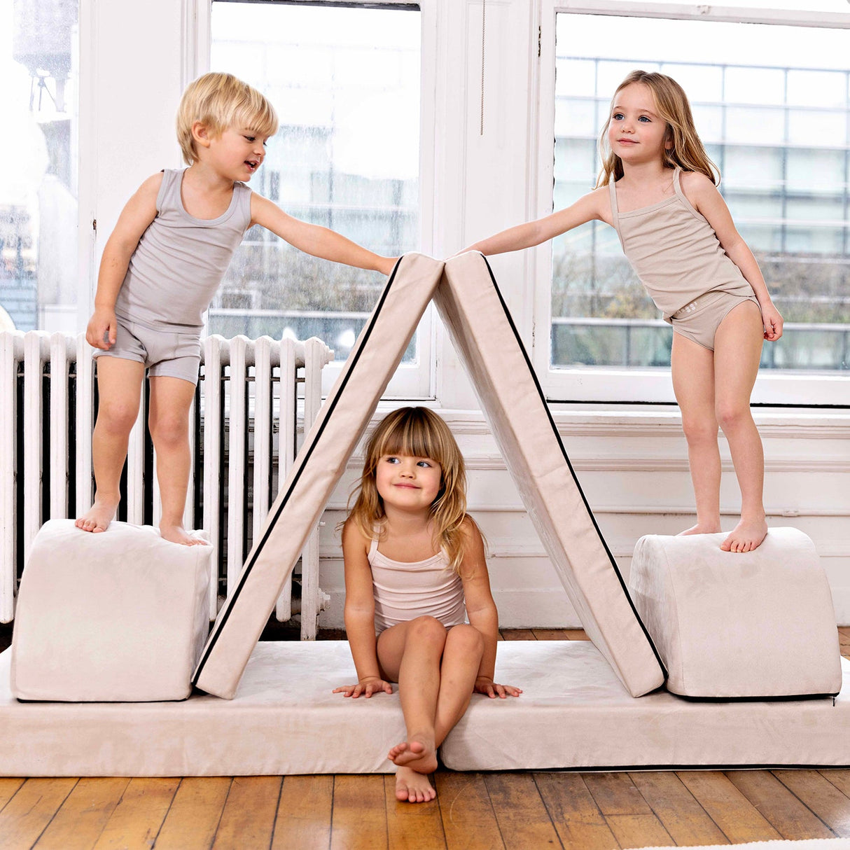 Logo Band Mauve + Taupe (2 Sets) - HoneyBug