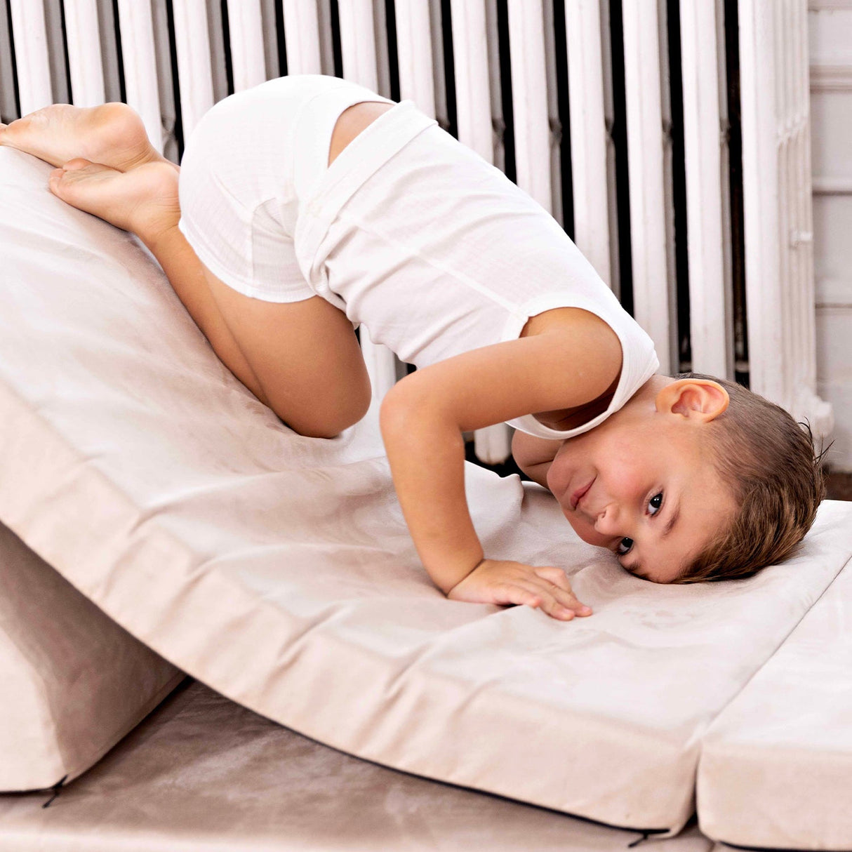 Ribbed White, Boy (2 Sets) - HoneyBug