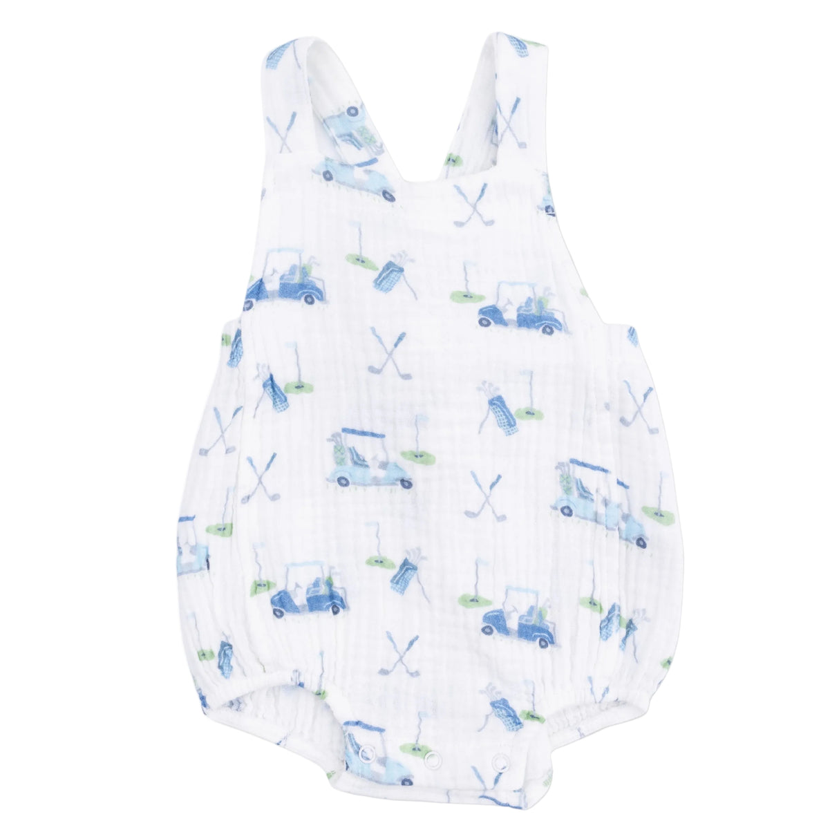 Baby Golf Carts Blue - Retro Sunsuit