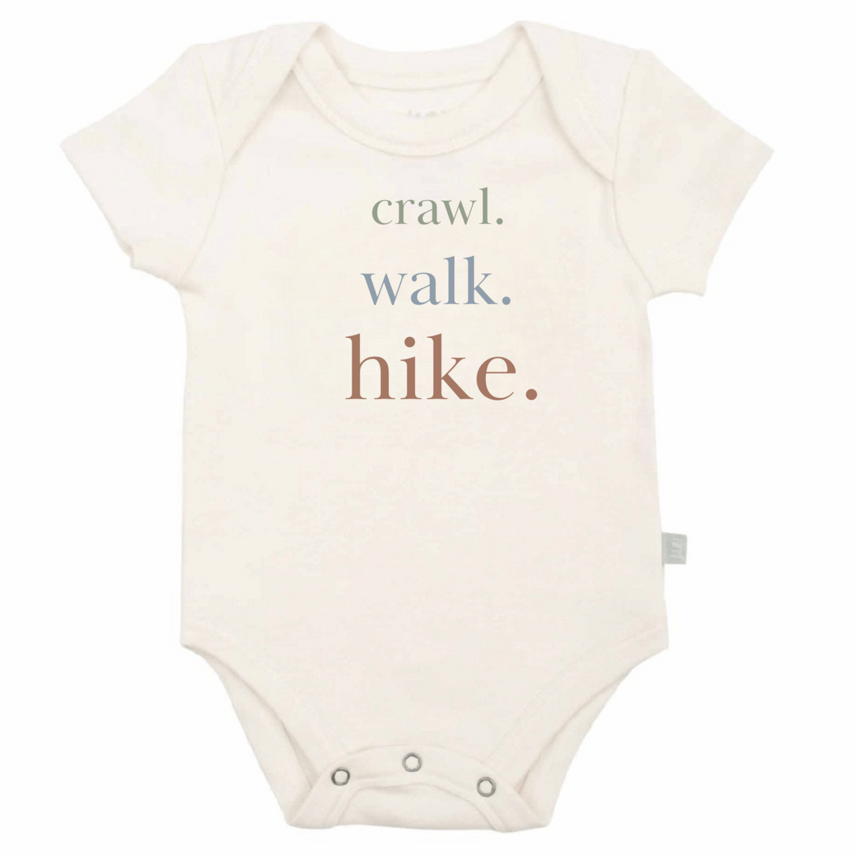graphic bodysuit | crawl walk hike - HoneyBug