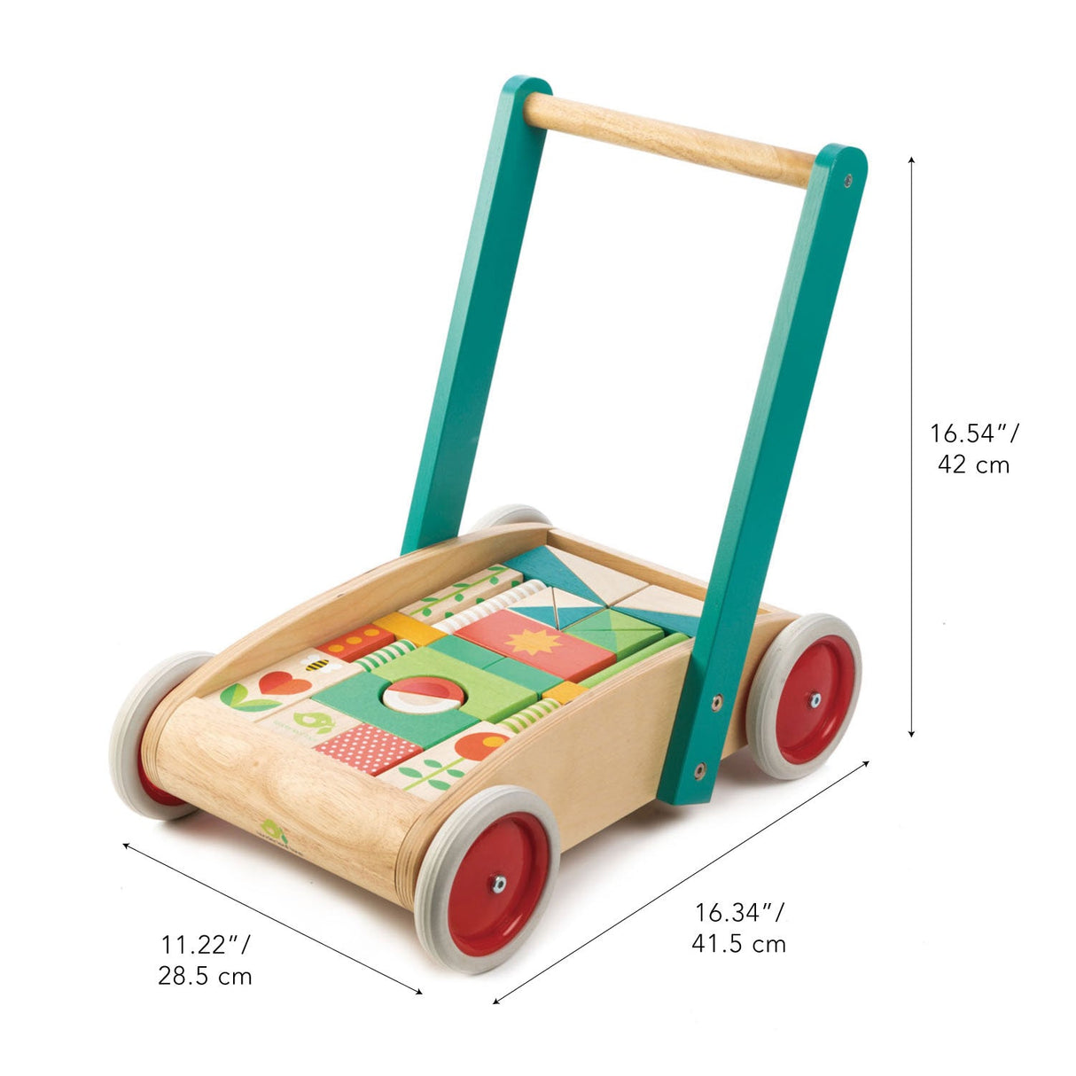 Baby Block Walker - HoneyBug