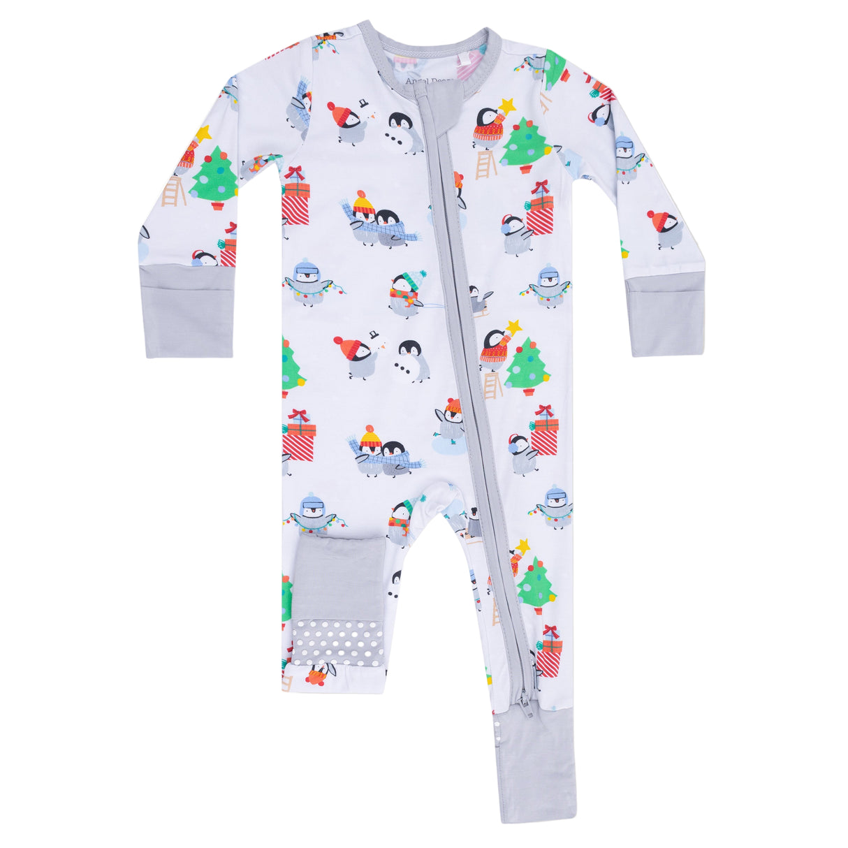 Holiday Penguins - Convertible Romper - HoneyBug