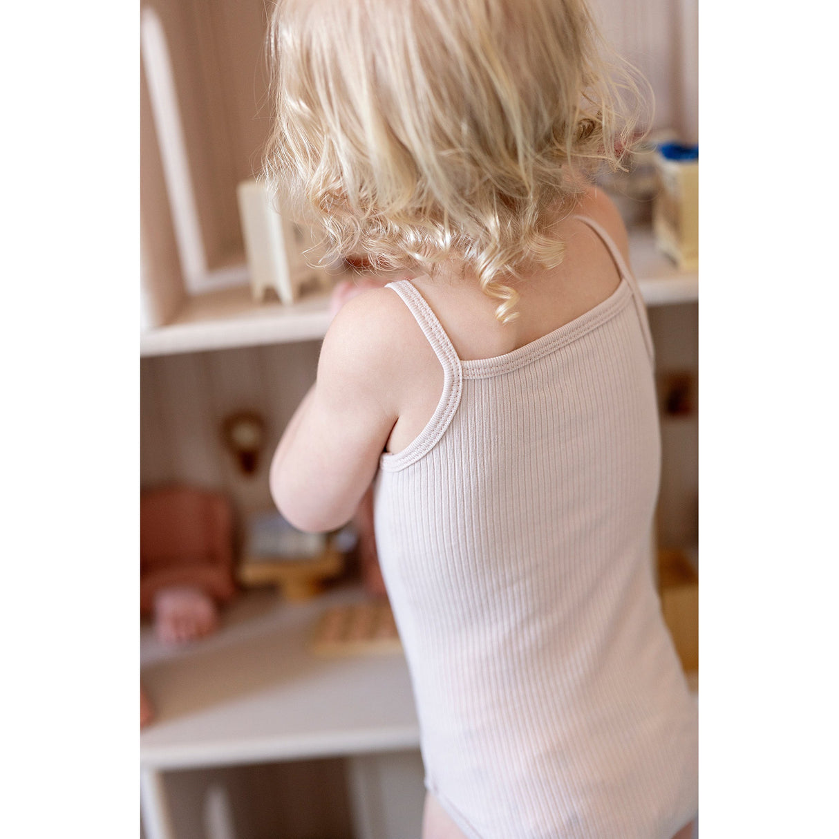 3 Pack Ribbed Undershirts - HoneyBug