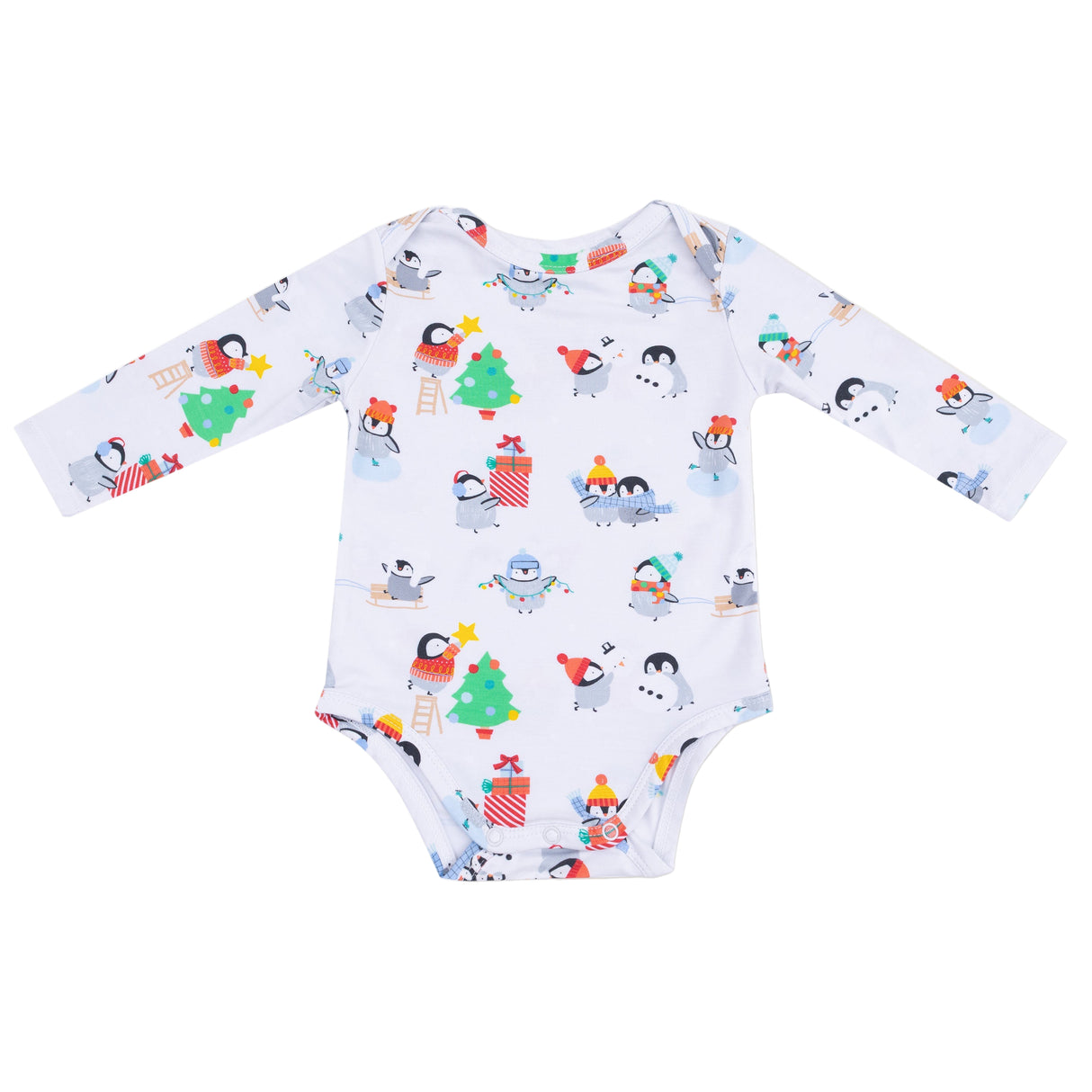 Holiday Penguins - Lap Shoulder Bodysuit