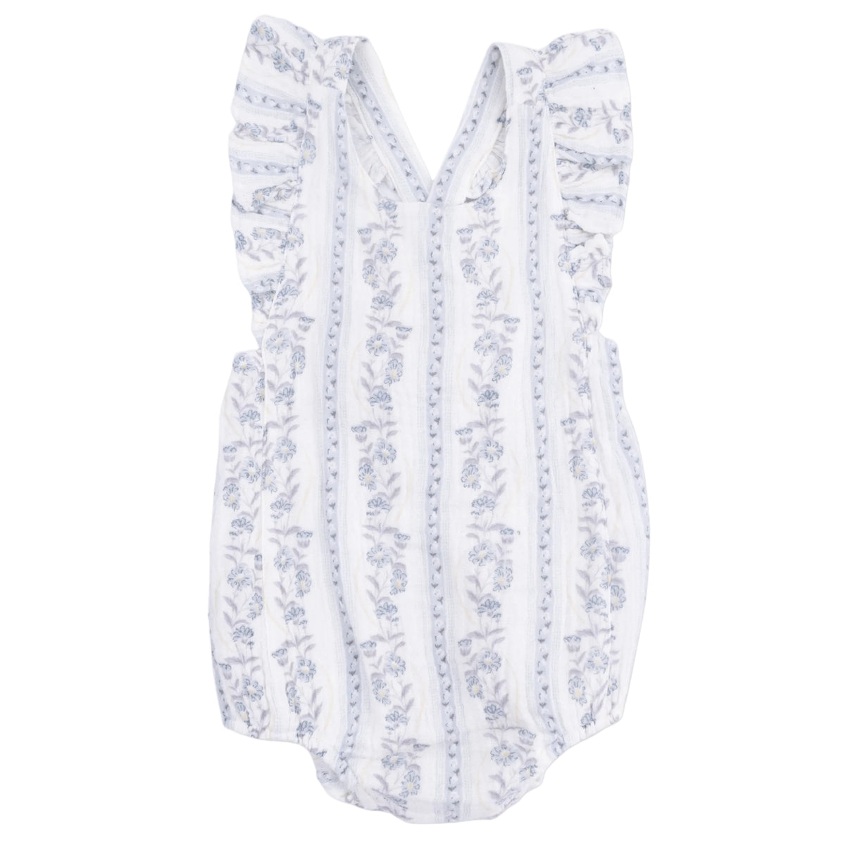 Kimberly Floral Stripe - Sunsuit