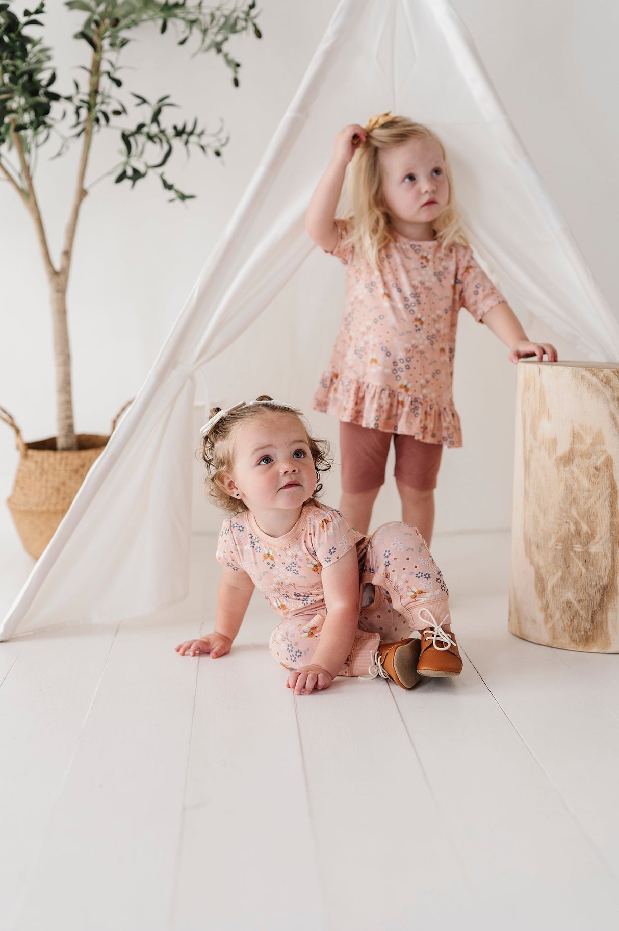 Short Sleeve Peplum Top - HoneyBug