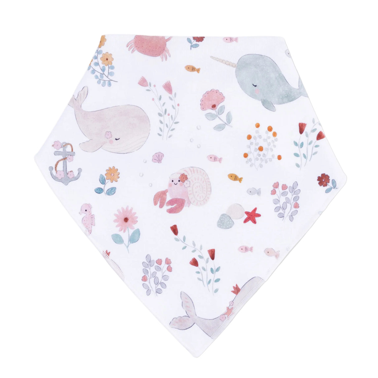 Garden Sea Creatures - Bandana Bib