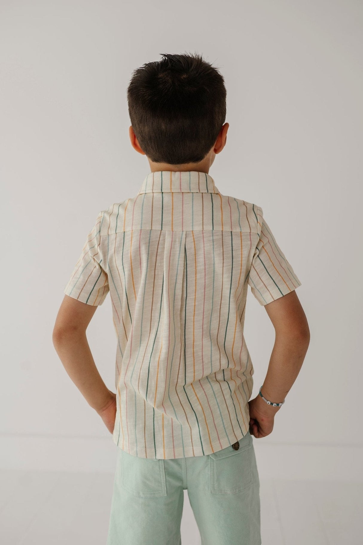 Boy's Collar Button Shirt