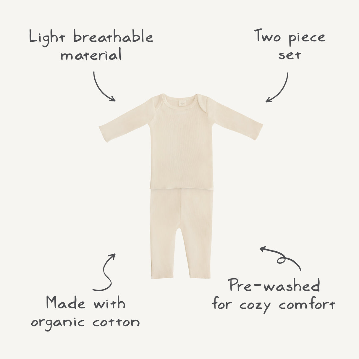 Two Piece Set - Ivory