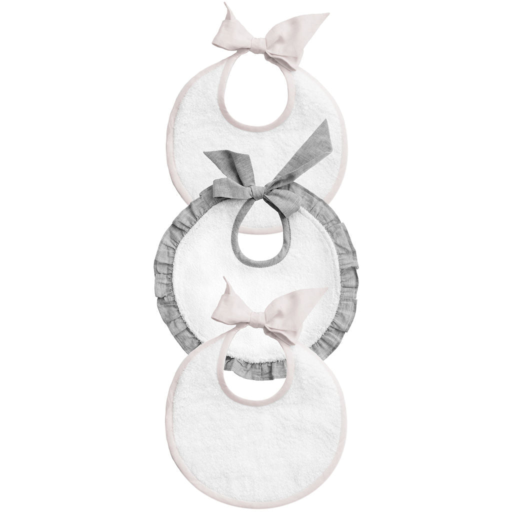 Luxury Linen Bib Gift Set - HoneyBug