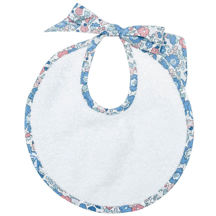 Newborn Bib | Liberty 'Betsy' Blue - HoneyBug