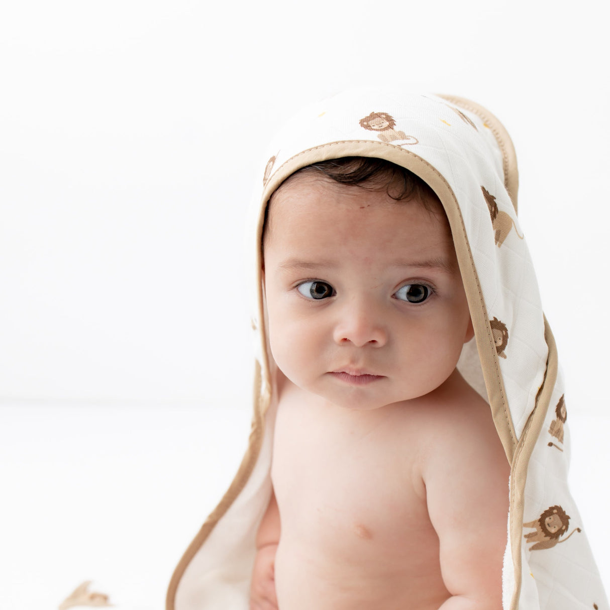 Lion Hooded Towel Set - HoneyBug