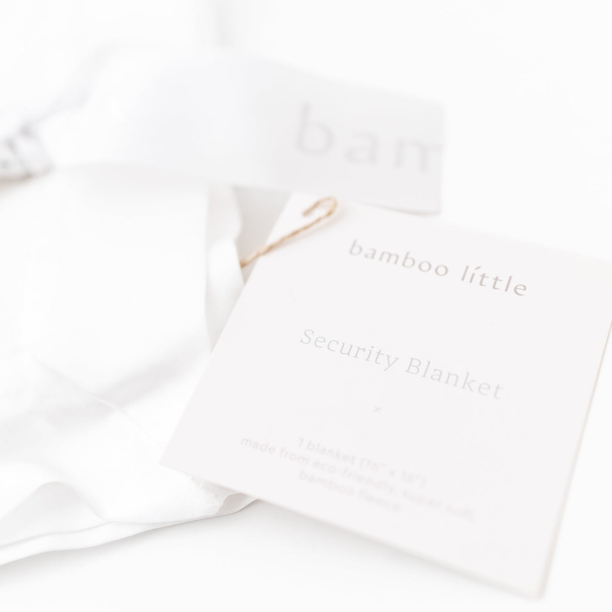 Cream Security Blanket - HoneyBug