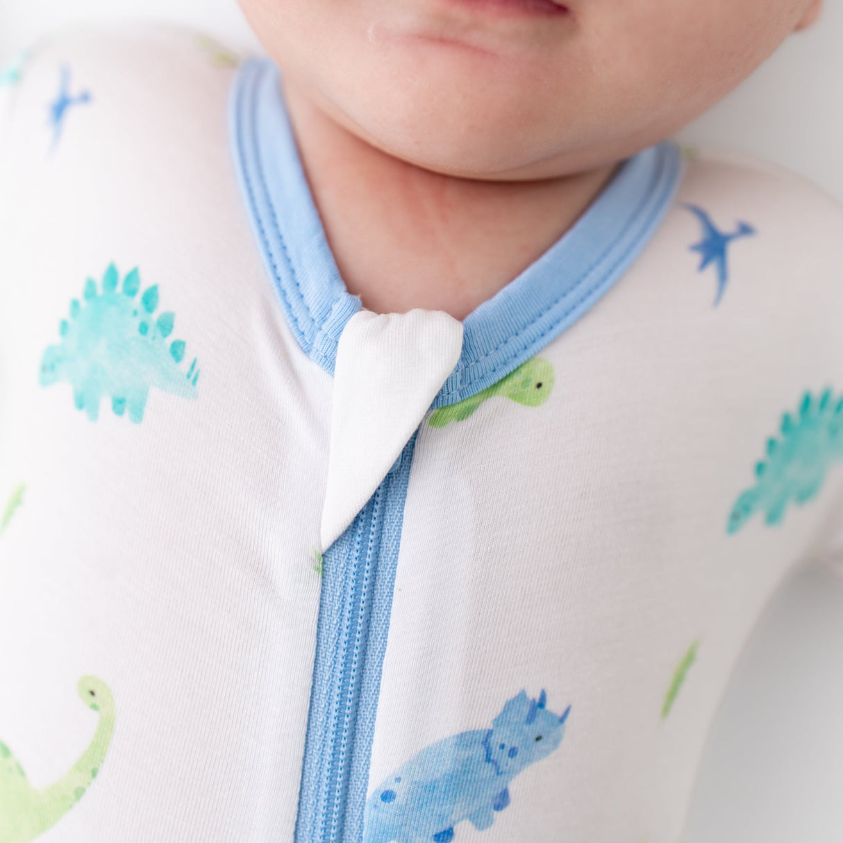 Dinosaur Zippered Footie - HoneyBug