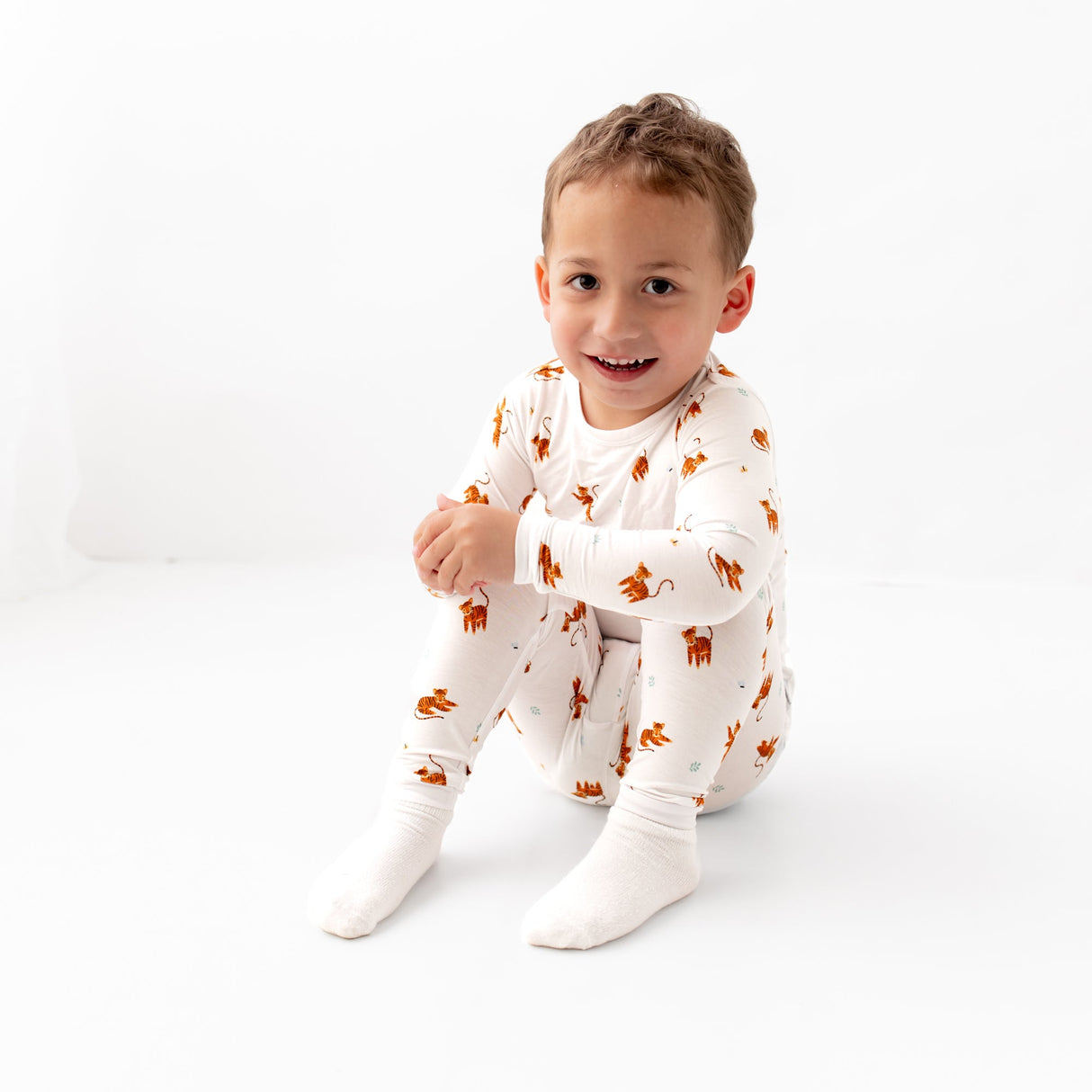 Tiger Pajama Set - HoneyBug