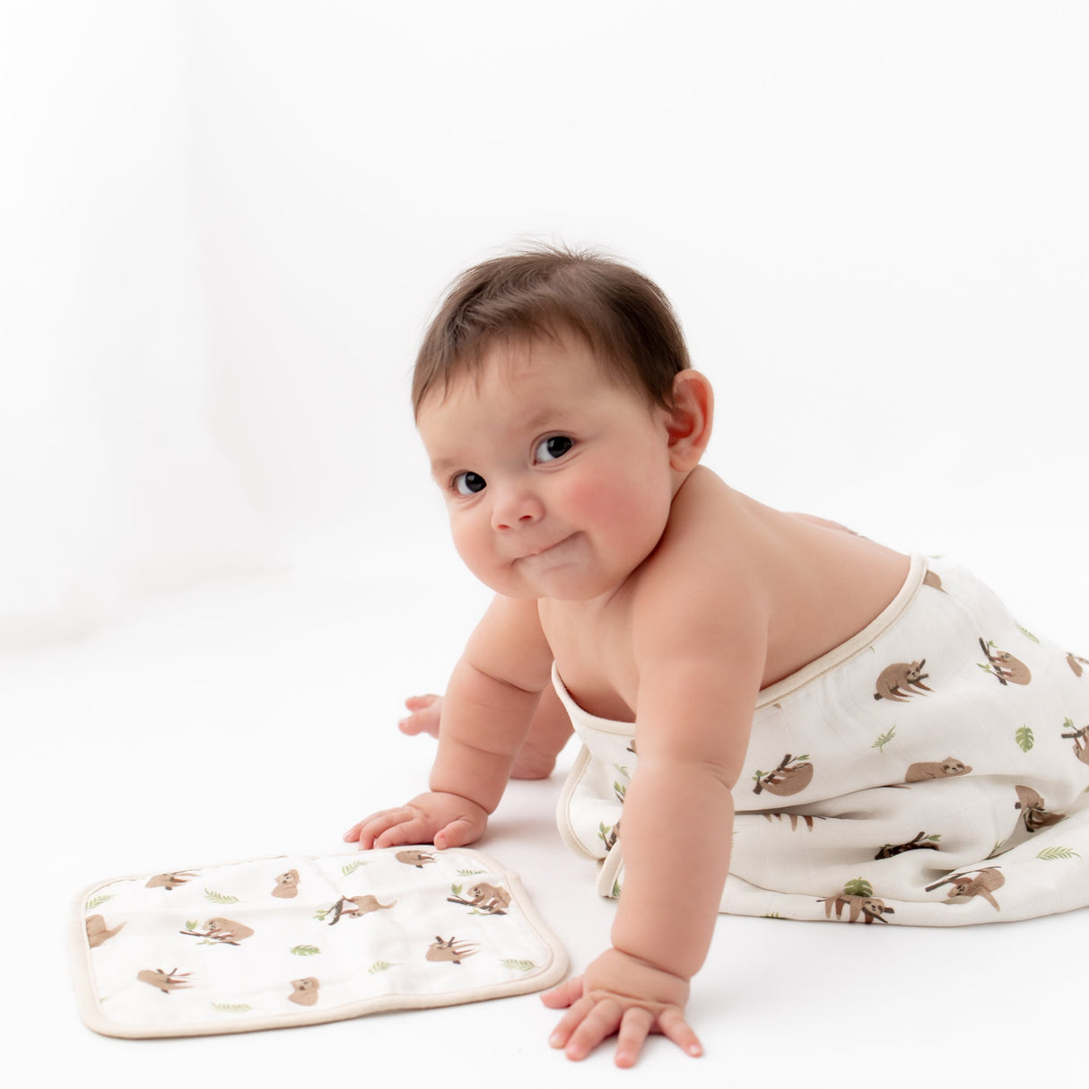 Sloth Hooded Towel Set - HoneyBug