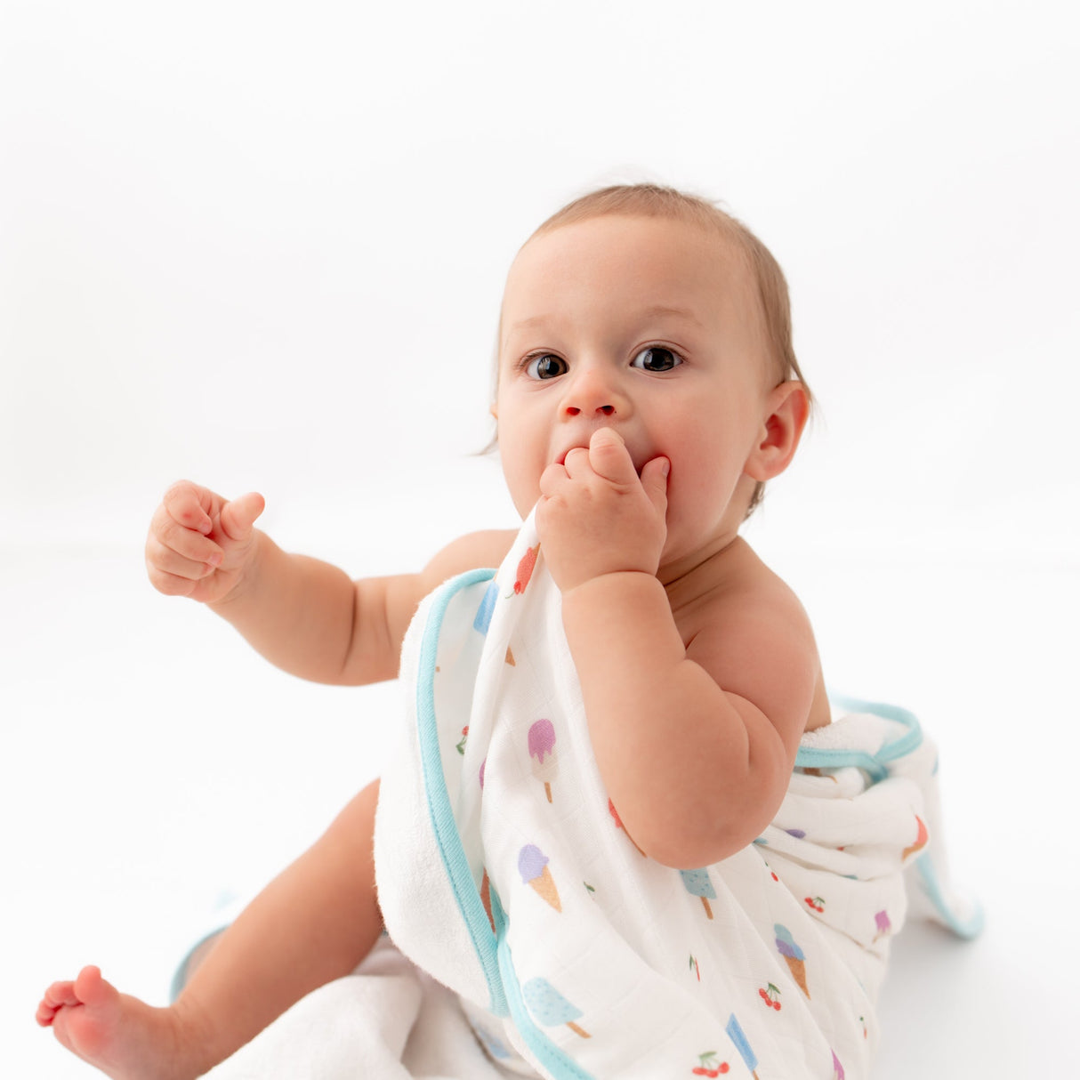 Ice Cream Hooded Towel Set - HoneyBug