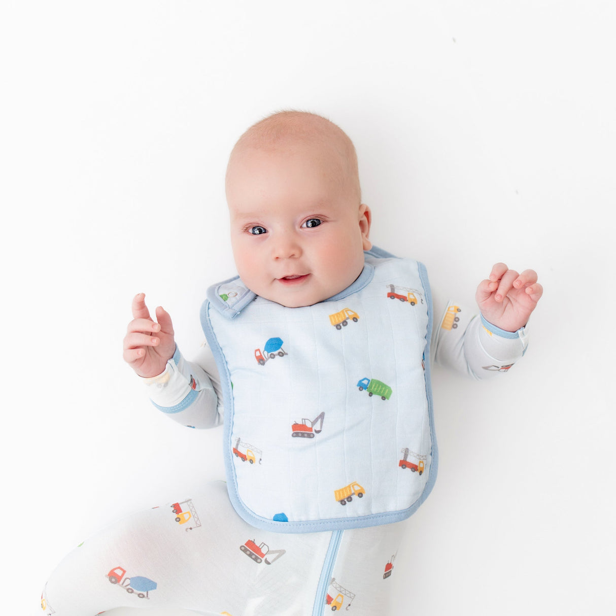 Trucks Bib Set - HoneyBug