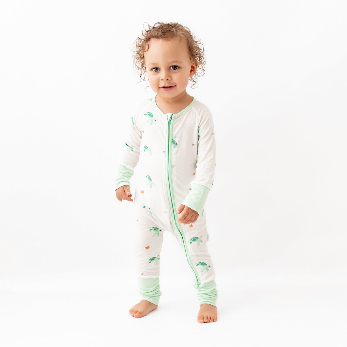 Turtle Romper - HoneyBug