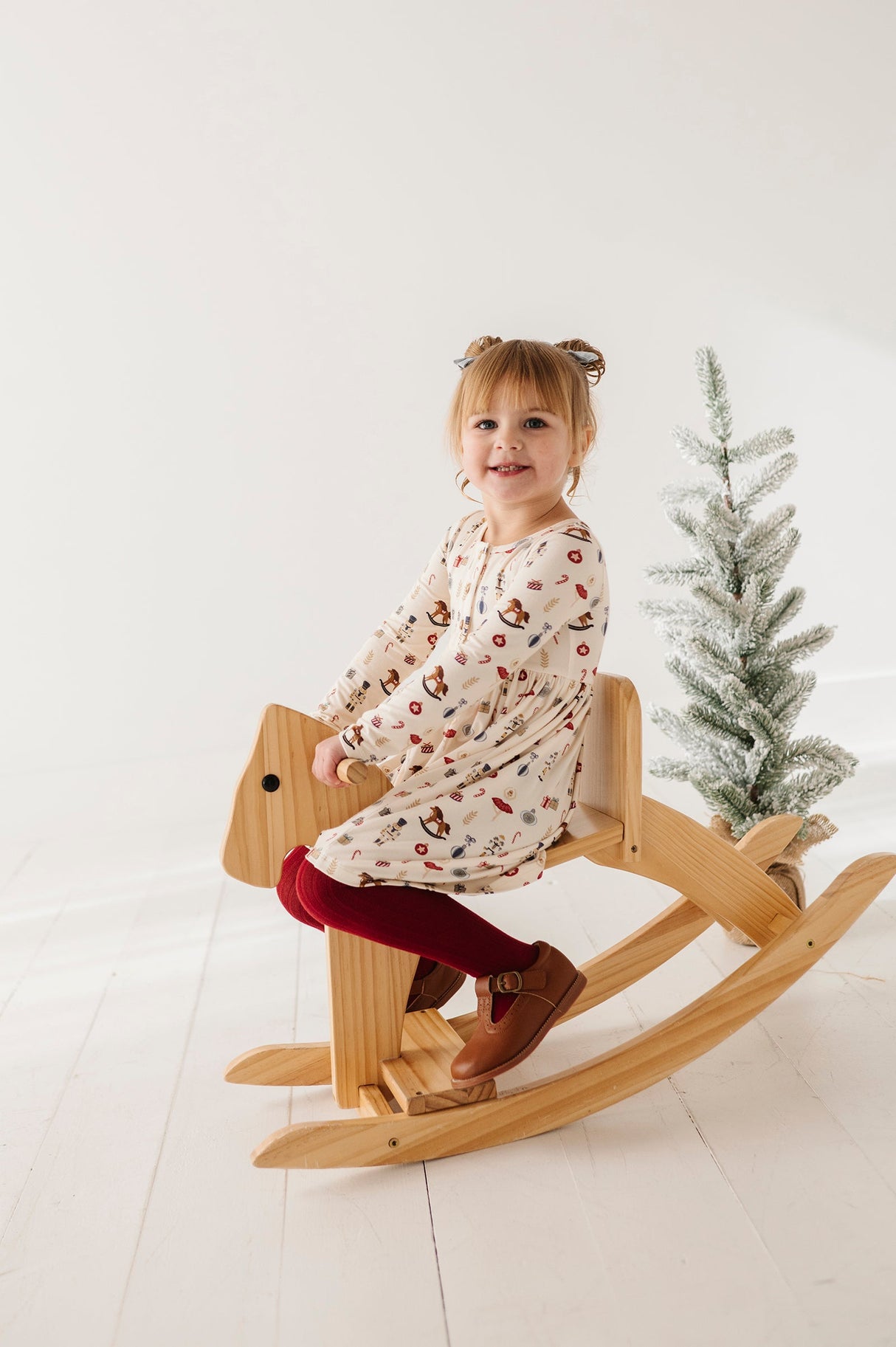 Long Sleeve Henley Dress - HoneyBug