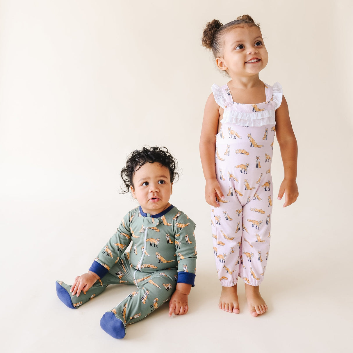 Green Fox Footie - HoneyBug