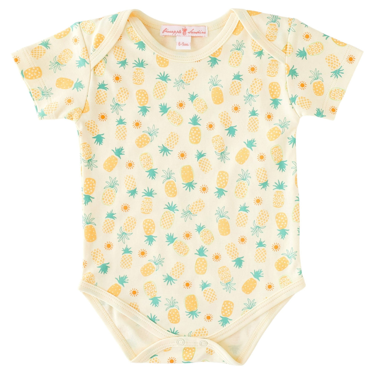 Pineapple Print Onesie - HoneyBug