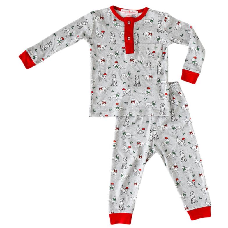 Holiday Dalmatian 2-Piece Pajama Set - HoneyBug