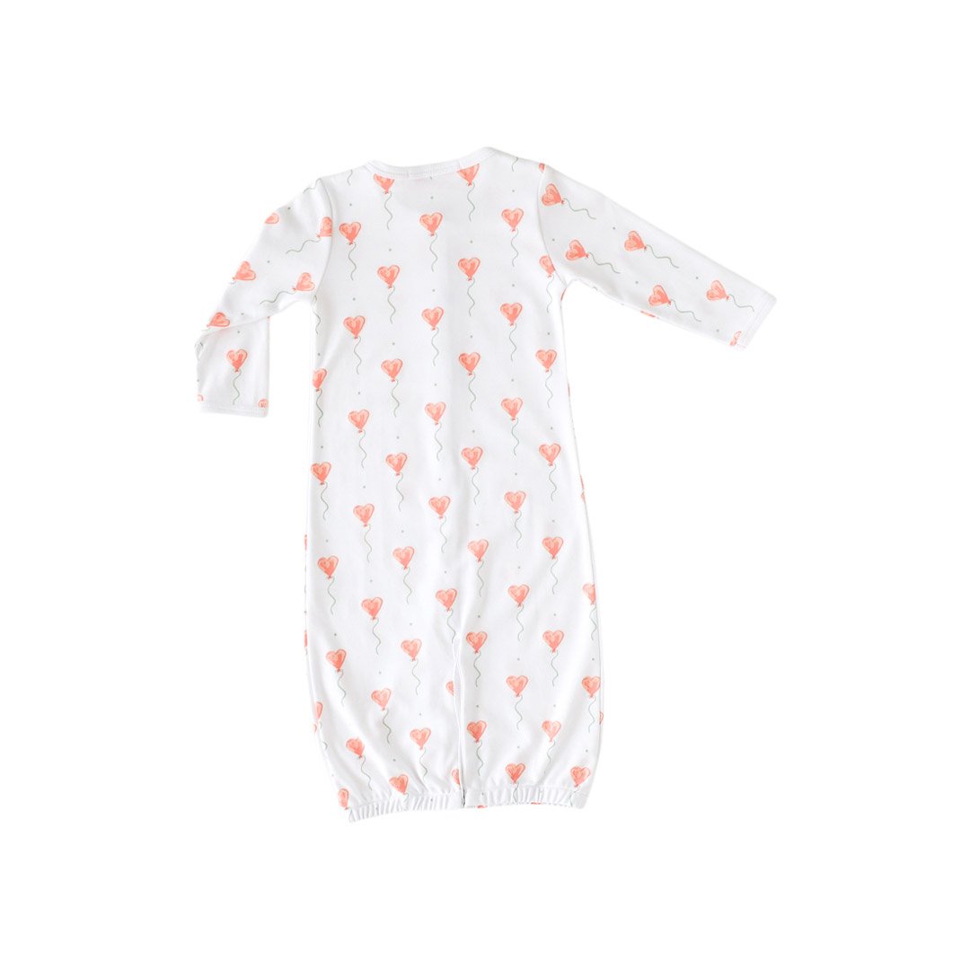 White Heart Balloon Converter Gown - HoneyBug