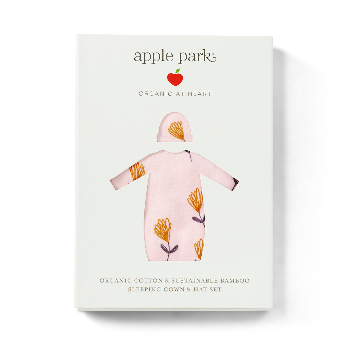 Bamboo Blend Hat & Sleepgown Set - Wild at Heart