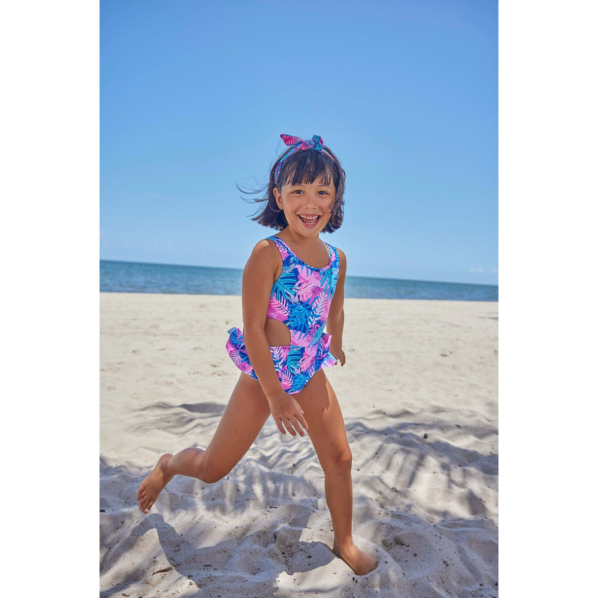 Driftwood Palms One Piece Swimsuit - HoneyBug