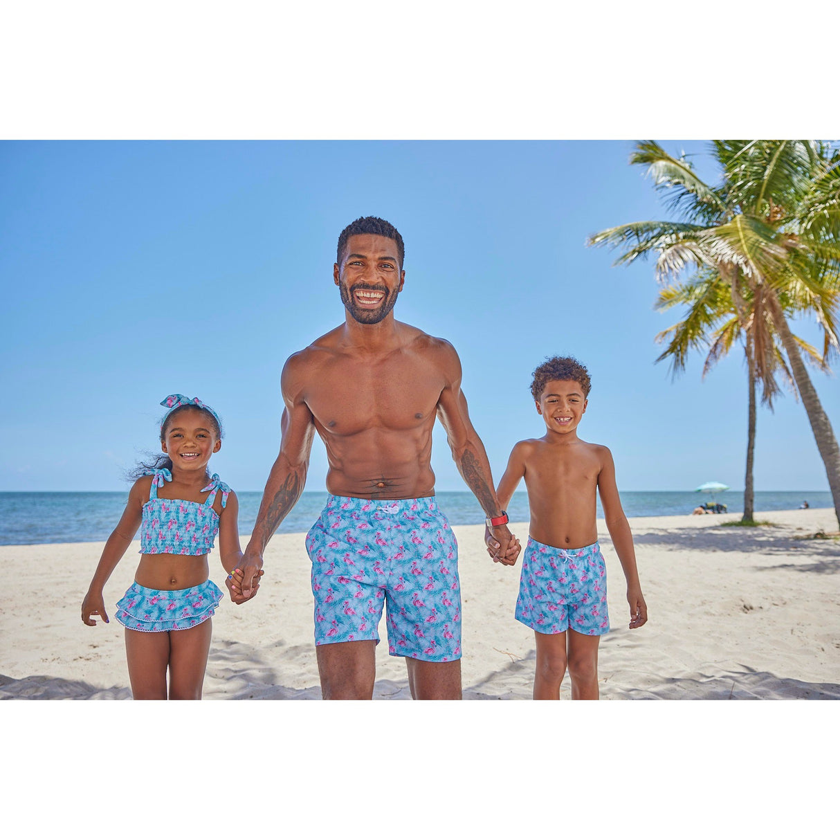 Playa Flamingo Trunks - HoneyBug