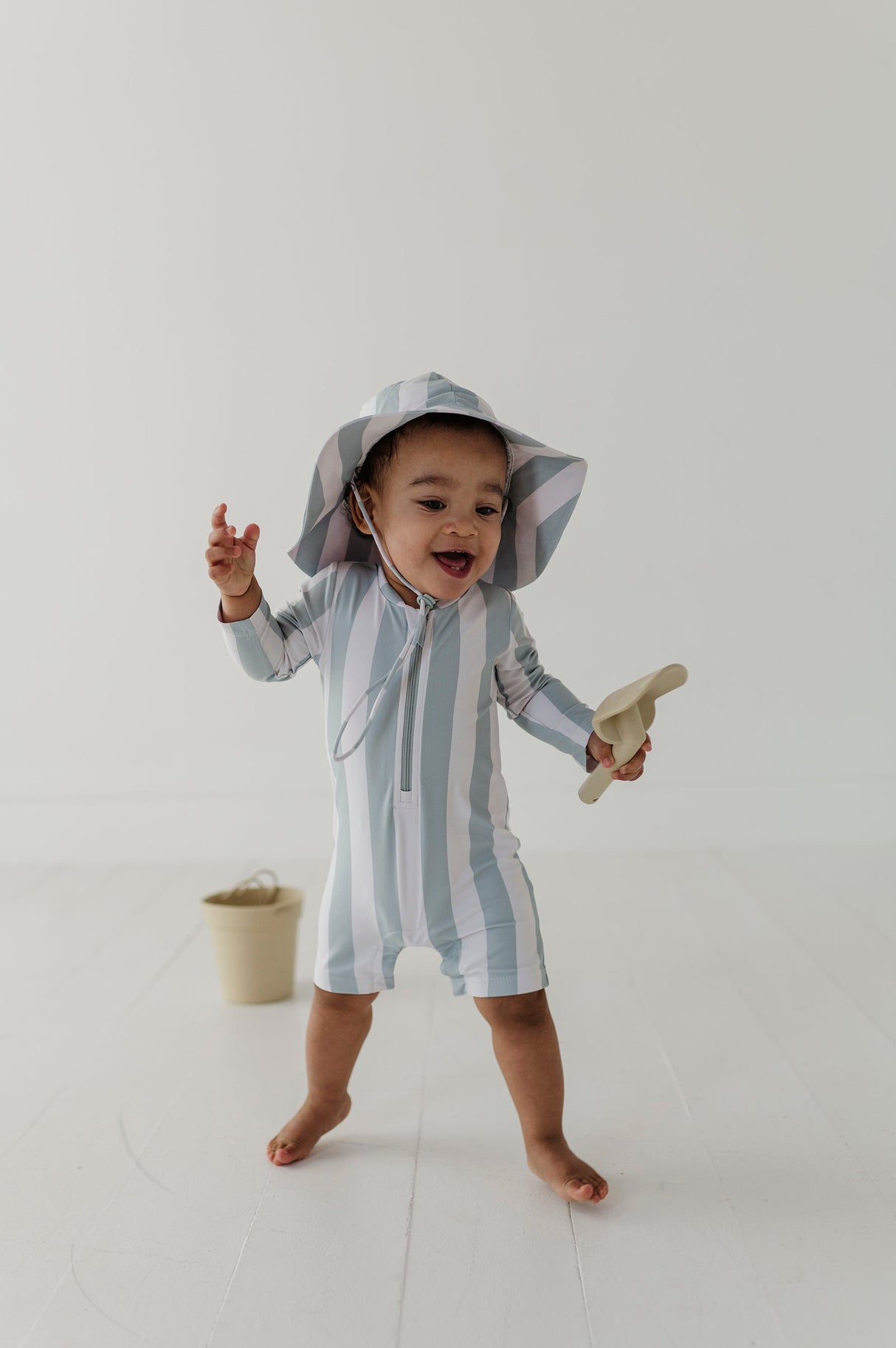 Baby One-Piece Rash Guard Swimsuit