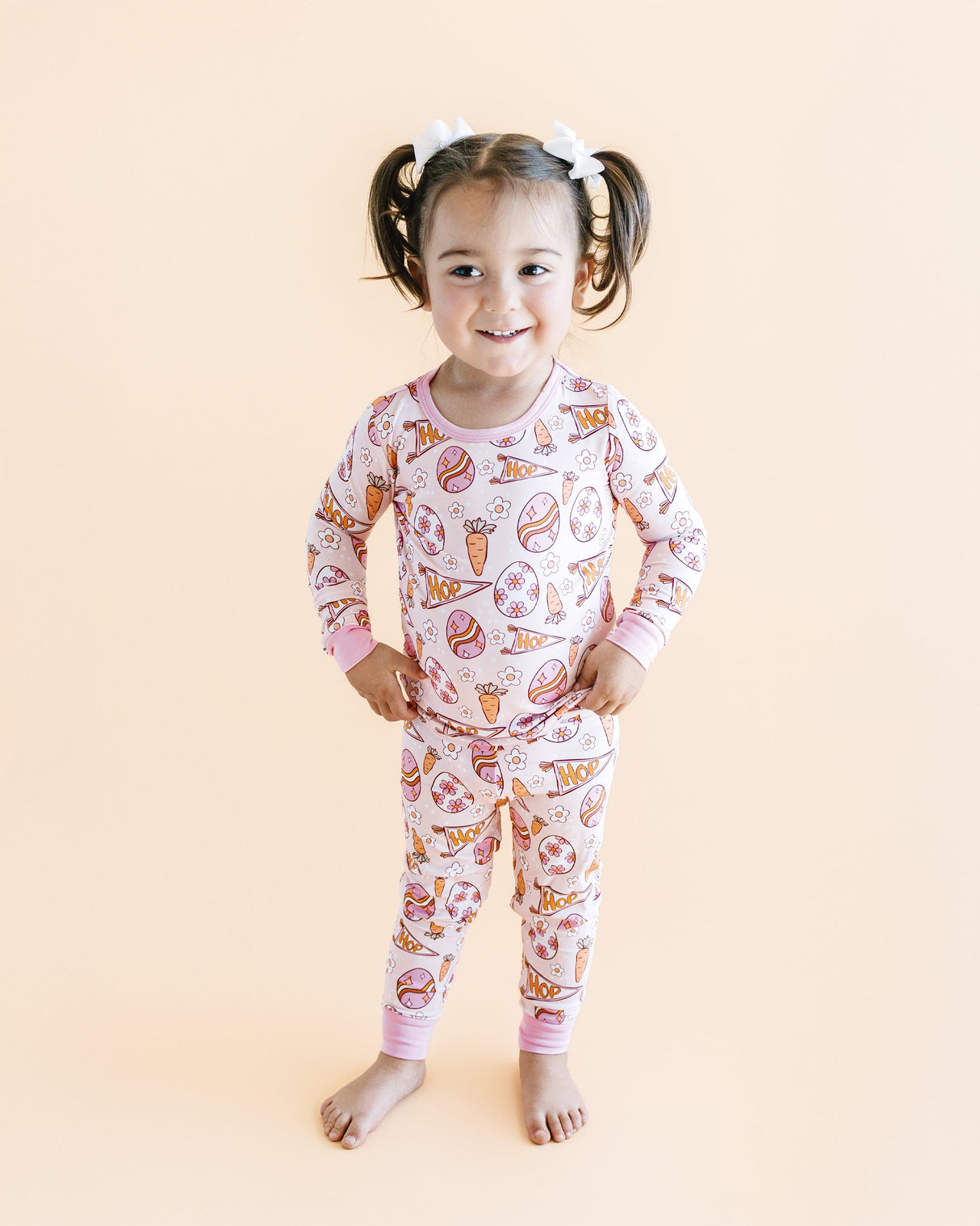 Bamboo Two Piece Set | Easter Hop - HoneyBug