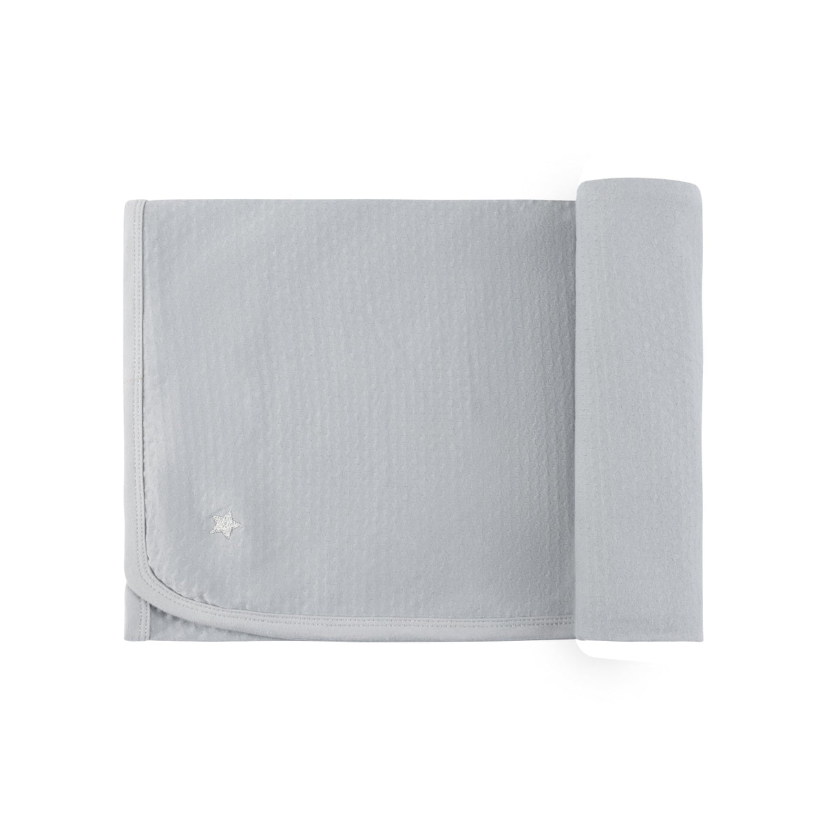 Cotton - Embroidered Heart and Star Collection - Blanket - HoneyBug